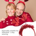 thumbnail image 4 of unbranded 2Ud Diademas Rojas Para San Valentín Accesorio Romántico Para Fiestas Y Bodas, 4 of 6