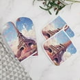thumbnail image 5 of Eiffel Tower Insulated Gloves And Pot Mats (four Piece Set), 5 of 6
