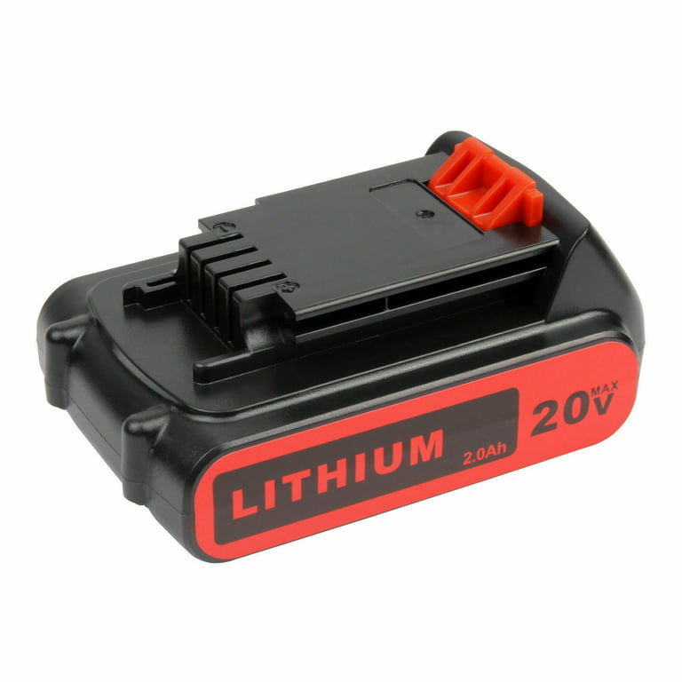 PACK 1.5Ah 2.0Ah for Black and Decker 20V Lithium-Ion Max Battery 20 Volt  LBXR20