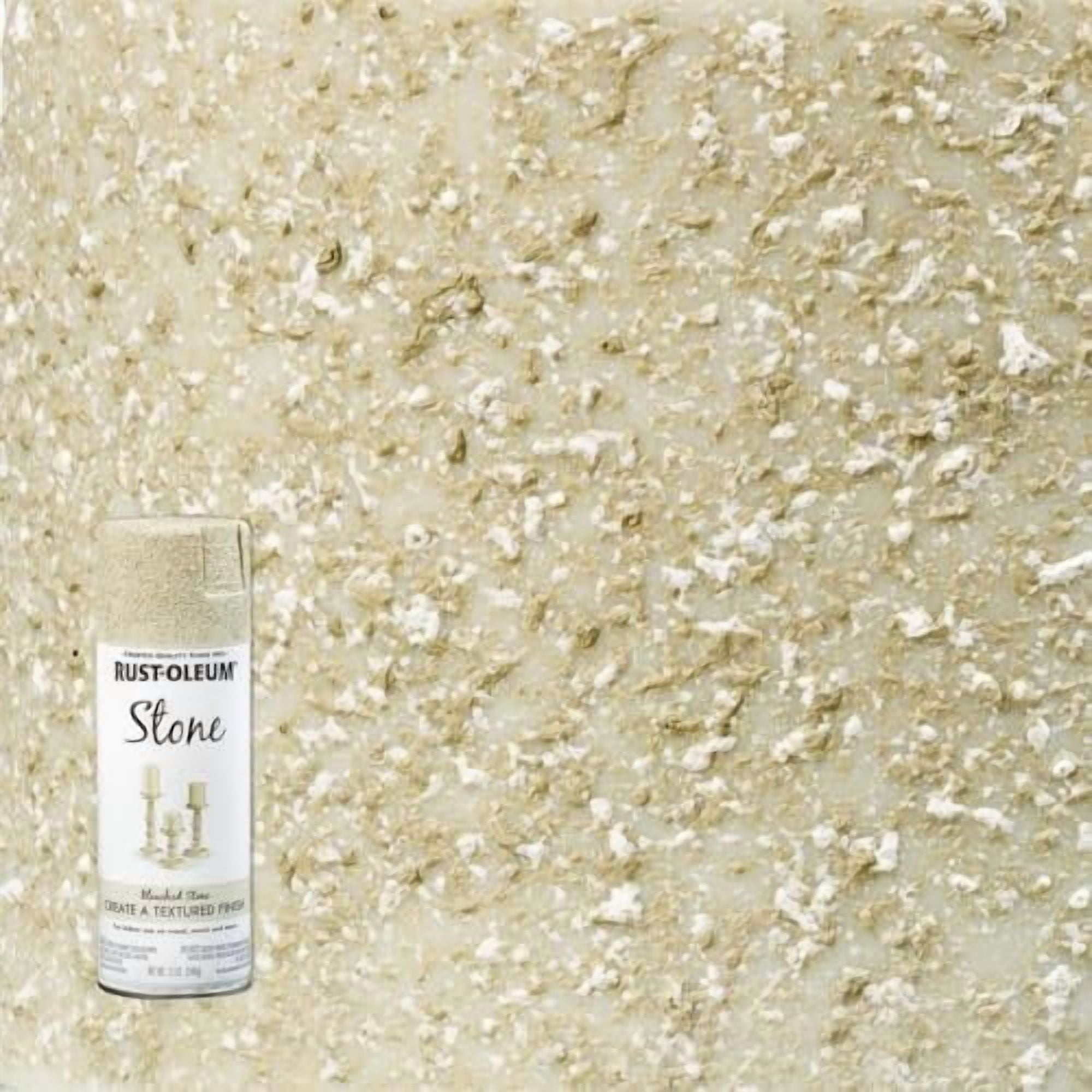 Rust-Oleum Specialty Stone Spray Paint - Textured Finish - 12 Ounce, Gray — Interior & Exterior Use, Professional Finish