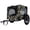 Camouflage + oxford fabric + Steel, variant on Camouflage Pet Bike Trailer for Small and Medium Dogs, Foldable Steel Dog Cart with Quick Release Wheels for Bicycle Adventures