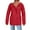 Fleece jackets for women-Red, variant on Homenesgenics Winter Jackets Plus Size ! Women's Solid Rain Jacket Outdoor Long Jackets Hooded Raincoat Windproof Silver XXL