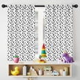thumbnail image 5 of Leopard Print 42x54in(106x137cm) Curtains 2 Panels for Kids Bedroom, Window Drapes for Kids Boys Girls Bedroom Curtains Designed To Spark Joy and Creativity, 5 of 5