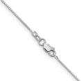 thumbnail image 4 of 14K White Gold Wg .7mm Box With Spring Ring Clasp Chain (16 X 0.7) Made In South Africa wlb050-16, 4 of 5