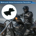 thumbnail image 3 of Accesorios para Casco de Motocicleta Decoración Moño de Sirena para Cascos de Motocicleta Bicicleta Esquí Tela Verde Sticker 1 Juego, 3 of 6