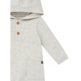 thumbnail image 5 of Modern Moments by Gerber Baby Boy Hacci Hooded Long Sleeve Romper, Sizes 0/3 Months - 24 Months, 5 of 9