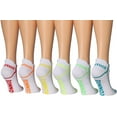 thumbnail image 2 of Ronnox Men's 6-Pairs Low Cut Running & Athletic Performance Tab Socks Medium/Large MRLT18-B-ML, 2 of 4