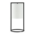 thumbnail image 4 of SAFAVIEH Tamiko 18 in. Modern Black Iron Table Lamp with White Cotton Shade, 4 of 6
