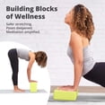 thumbnail image 6 of AIGIA Yoga Blocks Gym Blocks Exercise Workout Fitness Bricks Pilates Stretch Handstand Non-Slip (1/2 Pcs), 6 of 17