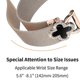 thumbnail image 3 of For Withings Steel Milanese Band Stainless Steel Watch Strap Clover Decor, Size: S - Black Black She, 3 of 5
