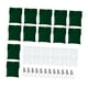 thumbnail image 1 of 12 pesas para cortinas de exterior resistentes y profesionales con abrazaderas. Verde, 1 of 9