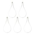 thumbnail image 1 of 5pcs Drop-shaped Balls Clear Plastic Balls Immortal Flower Balls DIY Crafts, 1 of 3