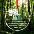 thumbnail image 2 of HaoXun 2D Acrylic Sea Glass Friendship Christmas Ornament - Unique Festive Tree Decor, Durable Holiday Keepsake for Home & Gifts, Shatter-Resistant Tabletop Decoration, 2 of 4
