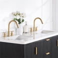 thumbnail image 6 of Cadiz 60" Double Vanity in Fir Wood Black with Composite top in Lightning White, 6 of 18