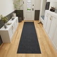 thumbnail image 4 of Ottomanson Hallway Runner Rug 1'10" x 46' Non-Slip Stain-Resistant Custom Size Carpet for Kitchen, Black, 4 of 10