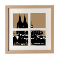 thumbnail image 1 of Catedral Europea de Colonia Pantalla de escritorio de pared de marco 4 aperturas, 1 of 4
