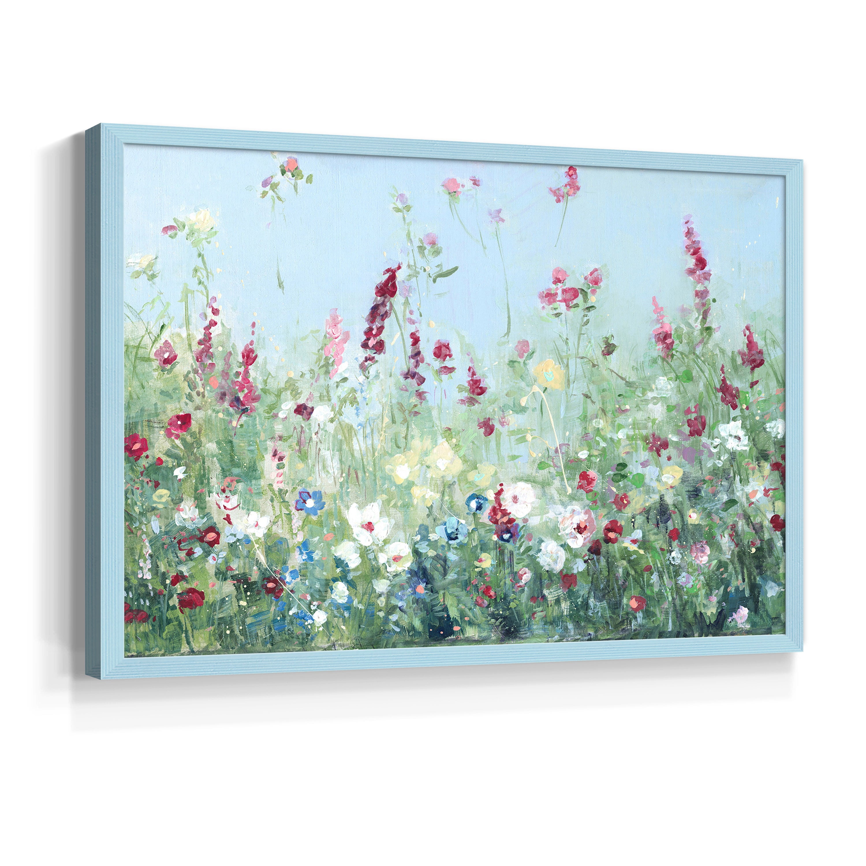 Sweet Summer Meadow by Sally Swatland - Restickable Framed Giclée Print