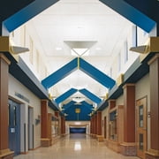 Armstrong 2x4 Cortega Second Look Acoustic Mineral Fiber Ceiling Tiles for Suspended Ceiling Grids, 10-Tiles per Pack, White