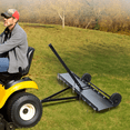 thumbnail image 1 of 40-Inch Tow-Behind Dethatcher, 20 Spring Steel Tines Lawn Dethatcher for ATV & Lawn Tractor, Professional Grass Dethatcher with Lift Handle, for Thatch Removal in Lawns, Farms & Large Gardens, 1 of 9