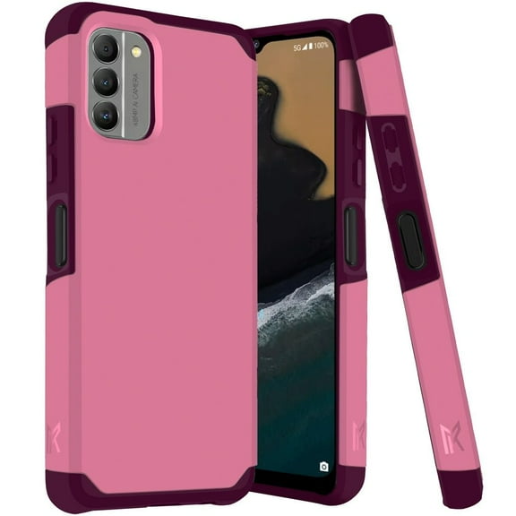 MK Armor Case for Nokia G400 5G (Magnetic Mount Ready) - Pink Wine
