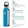 thumbnail image 2 of Hydro Flask 24 oz Leak Proof Sports Water Bottle - Standard Mouth with BPA Free Flex Cap, 2 of 3