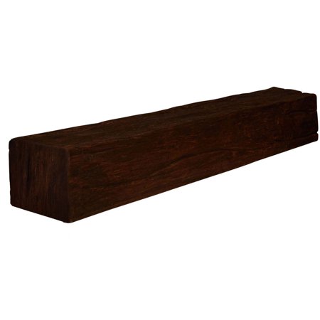 8 H X 10 D X 60 W Riverwood Faux Wood Fireplace Mantel Walnut
