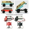 thumbnail image 2 of Wweixi 370 Motor 34T Gear Box Transmission For HobbyPlus 1/18 CR18P Rock Van HobbyPlus Black 1Set, 2 of 6