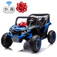 thumbnail image 1 of Joyracer 4X4 Jouet à Chevaucher 24 Volts UTV à 2 Places, 600 W 5 Mi/h Quad pour Enfants avec Télécommande, Rangement, Arc à Tirer pour Cadeau, 3 Vitesses, Musique Bluetooth, Bleu, 1 of 11