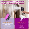 thumbnail image 6 of Steamer for Clothes, 2 in 1 Clothes Steamer Handheld, Travel Iron, 6-Level 1200W Steam Iron with LED Display, 15s Heat Up, 190ml Detachable Water Tank, Suitable Home and Travel, 120V, 6 of 7