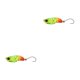 thumbnail image 3 of Yuarrent Kit de cucharas para trucha, aparejos de pesca Wobbler, señuelo de pesca, cebos de hundimiento de de un solo gancho para Type5 NO5, 3 of 6