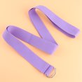 thumbnail image 2 of FELTECHELECTR 2 bandas de resistencia para yoga, color morado claro, para ayudar a estirarse y hacer ejercicio, para fitness y entrenamiento de adelgazamiento., 2 of 7