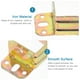thumbnail image 4 of 10 piezas de bisagras de cama resistentes para muebles de esquina de cama, soporte fijo, práctico soporte de cama, 4 of 5