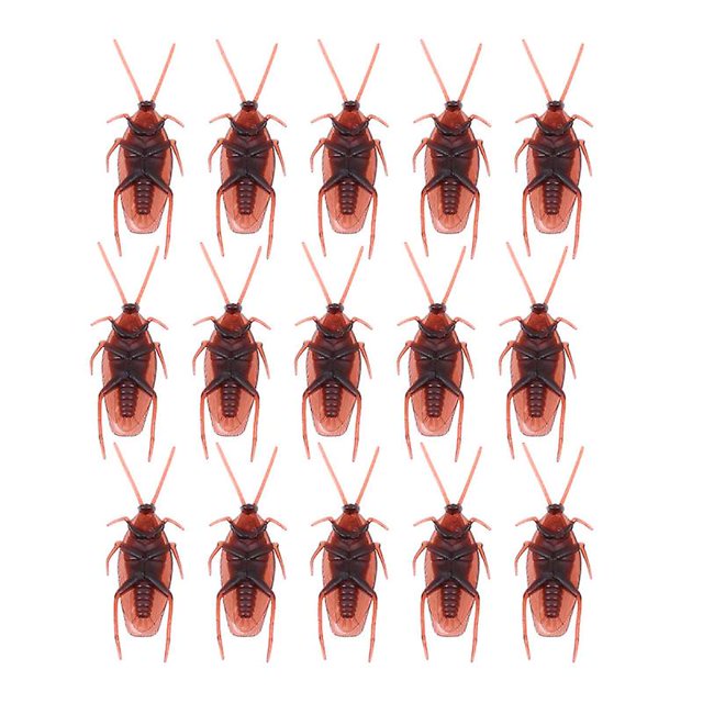 100 cucarachas falsas para decoraciones de Halloween.