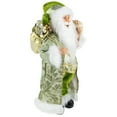 thumbnail image 4 of Northlight 16" Santa Claus with Teddy Bear and Gift Bag Christmas Figure, 4 of 5