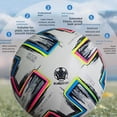 thumbnail image 3 of High-Quality PU Football - Waterproof & Wear-Resistant, Professional Design for Training & Competition, Includes Pump, Needle & Net Bag - Euro 2020 Style, 3 of 7