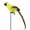 Yellow, variant on BMYJ Colorful Fake Feather Parrot Ornaments, Clip on Artificial Bird for Christmas Tree Decoration Modern Home Garden Patio Yard Zoo Decor (45cm)