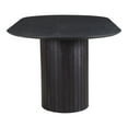 thumbnail image 3 of Moe's Home Collection Povera Contemporary Solid Acacia Wood Dining Table - Black, 3 of 5