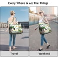 thumbnail image 3 of Fun Cartoon Fire Truck Travel Tote Bag Lightweight, Multipurpose Weekender Bag with Adjustable Strap, Perfect for Weekend Getaways Business Travel, 3 of 5