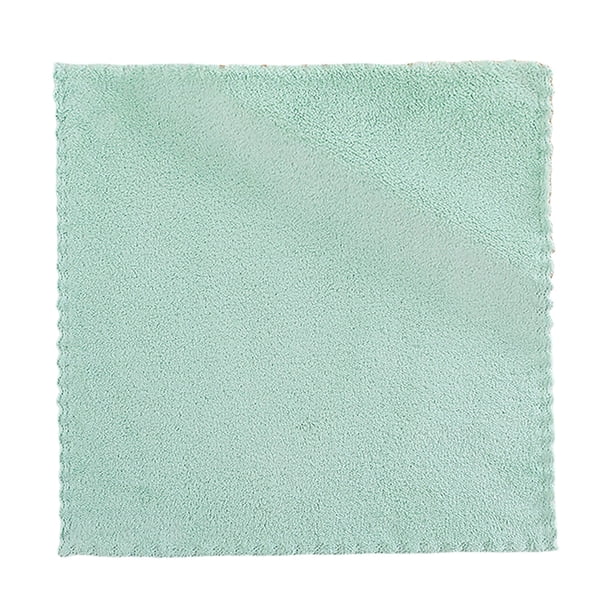 Toalla suave de felpa coral para bebés, 25 x 25 cm, pañuelo para niños, toalla absorbente, toalla de alta densidad para guardería, para niños, bebés y niños pequeños.