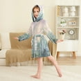 thumbnail image 4 of FORMRS Niños Bathrobe Unisex Hooded Robe Soft Plush Pajamas Sleepwear, Size 10-12T, Night Deer, 4 of 7
