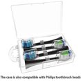 thumbnail image 3 of 4 Paquets Couvercle Protecteur Hygiénique + 1 Étui de Rangement pour Têtes de Brosse à Dents Électrique pour Têtes de Brosse à Dents Buccale, 3 of 7