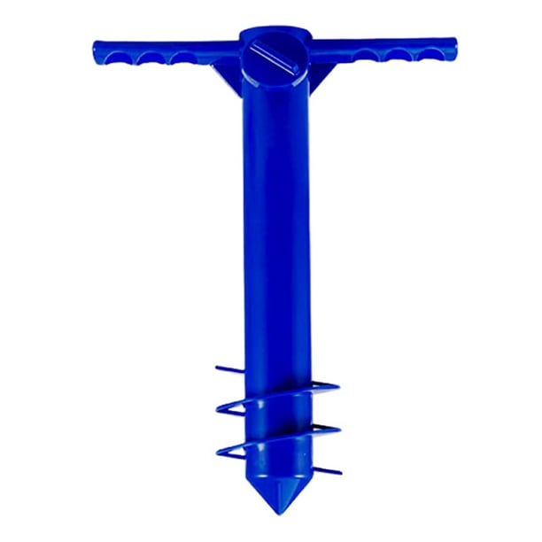 Outdoor Patio Umbrella Sand Anchor Holder Stand Spike Ground Fixing Tools Plug With Three Layers Of Screws For Strong Wind Walmart Com Walmart Com
