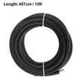 thumbnail image 5 of AN4 1/4" 15ft CPE Fuel Line Hose Nylon Stainless Steel Car Engines Braided Tube Black, 5 of 7