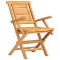 thumbnail image 2 of vidaXL 5 Piece Garden Dining Set Solid Wood Teak, 2 of 5