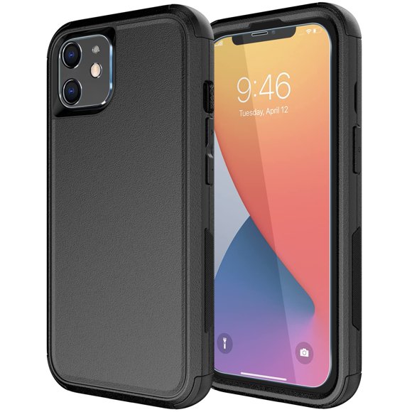 Funda de teléfono Diverbox para iPhone 11 a prueba de golpes con protector de pantalla