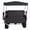 Black, variant on 3-in-1 Garden Wagon, Folding Utility Cart with Seat & Canopy, Gray