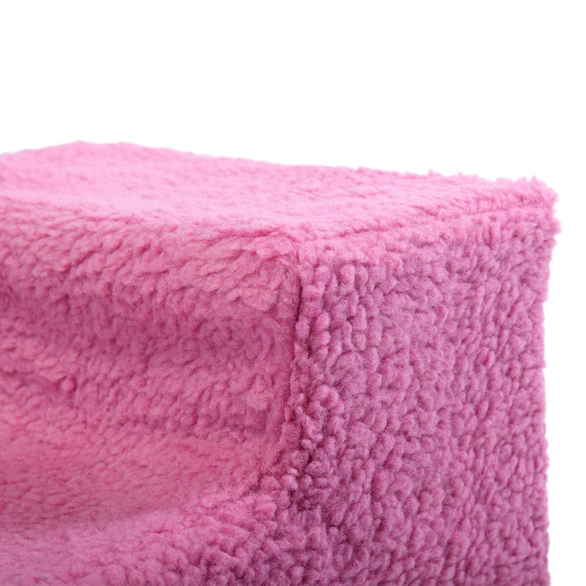 Veryke Lightweight Portable Removable Pet Steps Stairs for Dogs Cats with Cover, Hold Up 70 lbs, Washable Carpet Tread, Pink Veryke Lightweight Portable Removable Pet Steps Stairs for Dogs Cats with Cover, Hold Up 70 lbs, Washable Carpet Tread, Pink