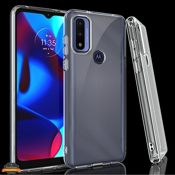 Xpression Case for Motorola Moto G Pure Ultra Slim Thin Transparent Silicone Soft Skin Flexible TPU Gel Rubber Candy Gummy Protective Hybrid Phone Cover [Clear]