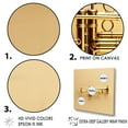thumbnail image 3 of Designart "Bold Brass Trumpet'S Golden Call" Music Wall Art Living Room, 3 of 7