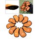 thumbnail image 4 of Juego de 10 fundas de malla para palos de golf naranja, 4 of 9